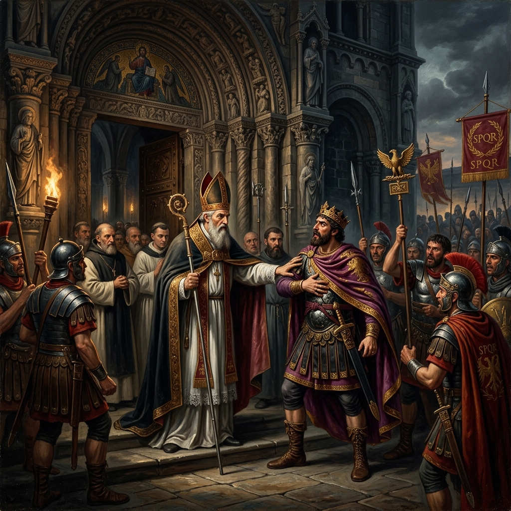Ambrose and Theodosius