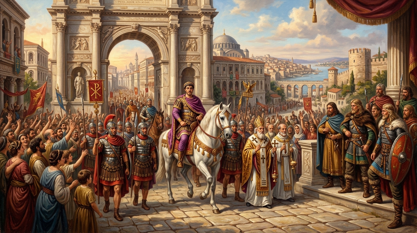 Theodosius Triumphal Entry